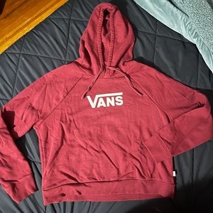women’s small slightly cropped vans hoodie